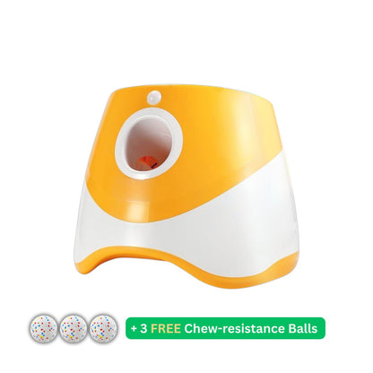 PekoPlay™ AutoDog Ball Launcher + 3 Chew-tough balls
