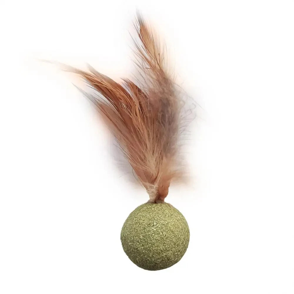 Feathered Catnip Ball